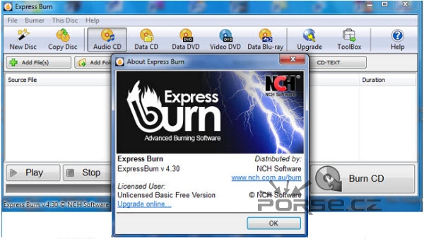 express burn by nch uttorent